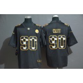 Pittsburgh Steelers #90 T.J. Watt Black Jesus Faith Edition Limited Nike NFL Men Jersey