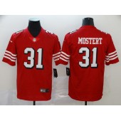 San Francisco 49ers #31 Raheem Mostert Red Color Rush Vapor Untouchable Limited Nike NFL Men Jersey