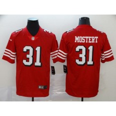 San Francisco 49ers #31 Raheem Mostert Red Color Rush Vapor Untouchable Limited Nike NFL Men Jersey