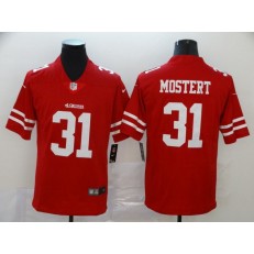 San Francisco 49ers #31 Raheem Mostert Red Vapor Untouchable Limited Nike NFL Men Jersey