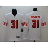 San Francisco 49ers #31 Raheem Mostert White Color Rush Vapor Untouchable Limited Nike NFL Men Jersey