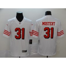San Francisco 49ers #31 Raheem Mostert White Color Rush Vapor Untouchable Limited Nike NFL Men Jersey