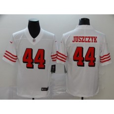 San Francisco 49ers #44 Kyle Juszczyk White Color Rush Vapor Untouchable Limited Nike NFL Men Jersey