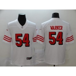San Francisco 49ers #54 Fred Warner White Color Rush Vapor Untouchable Limited Nike NFL Men Jersey