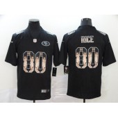 San Francisco 49ers #80 Jerry Rice Black Statue Of Liberty Limited Nike NFL Men Jersey