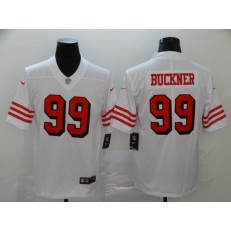 San Francisco 49ers #99 DeForest Buckner White Color Rush Vapor Untouchable Limited Nike NFL Men Jersey