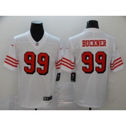 San Francisco 49ers #99 DeForest Buckner White Color Rush Vapor Untouchable Limited Nike NFL Men Jersey