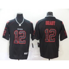 Tampa Bay Buccaneers #12 Tom Brady Black Shadow Legend Limited Nike NFL Men Jersey