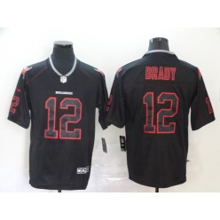 Tampa Bay Buccaneers #12 Tom Brady Black Shadow Legend Limited Nike NFL Men Jersey
