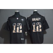 Tampa Bay Buccaneers #12 Tom Brady Black Statue Of Liberty Limited Nike NFL Men Jersey
