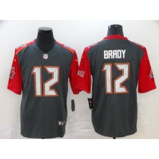 Tampa Bay Buccaneers #12 Tom Brady Black Vapor Untouchable Limited Nike NFL Men Jersey