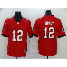 Tampa Bay Buccaneers #12 Tom Brady Red New 2020 Vapor Untouchable Limited Nike NFL Men Jersey