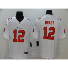 Tampa Bay Buccaneers #12 Tom Brady White Vapor Untouchable Limited Nike NFL Men Jersey
