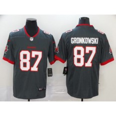 Tampa Bay Buccaneers #87 Rob Gronkowski Gray 2020 New Vapor Untouchable Limited Nike NFL Men Jersey
