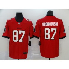 Tampa Bay Buccaneers #87 Rob Gronkowski Red 2020 New Vapor Untouchable Limited Nike NFL Men Jersey