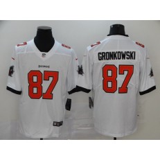 Tampa Bay Buccaneers #87 Rob Gronkowski White 2020 New Vapor Untouchable Limited Nike NFL Men Jersey