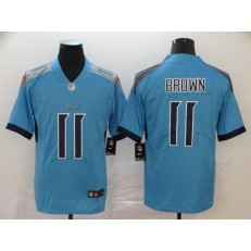 Tennessee Titans #11 A.J. Brown Blue New Vapor Untouchable Limited Nike NFL Men Jersey