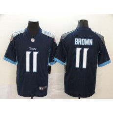 Tennessee Titans #11 A.J. Brown Navy Vapor Untouchable Limited Nike NFL Men Jersey