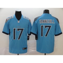 Tennessee Titans #17 Ryan Tannehill Blue Vapor Untouchable Limited Nike NFL Men Jersey