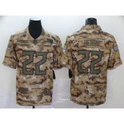 Tennessee Titans #22 Derrick Henry Camo Salute To Service Limited Nike NFL Men Jersey