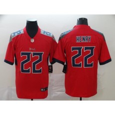 Tennessee Titans #22 Derrick Henry Red Inverted Legend Limited Nike NFL Men Jersey
