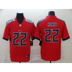 Tennessee Titans #22 Derrick Henry Red Inverted Legend Limited Nike NFL Men Jersey