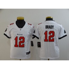 Youth Nike Tampa Bay Buccaneers #12 Tom Brady White New 2020 Vapor Untouchable Limited Jersey