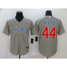 MLB Chicago Cubs #44 Anthony Rizzo Gray 2020 Nike Cool Base Jersey