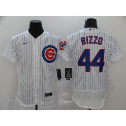 MLB Chicago Cubs #44 Anthony Rizzo White 2020 Nike Flexbase Jersey