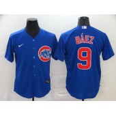 MLB Chicago Cubs #9 Javier Baez Royal 2020 Nike Cool Base Jersey