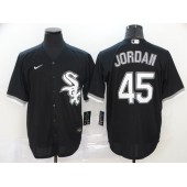 MLB Chicago White Sox #45 Michael Jordan Black 2020 Nike Cool Base Jersey