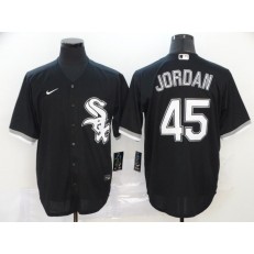 MLB Chicago White Sox #45 Michael Jordan Black 2020 Nike Cool Base Jersey