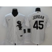 MLB Chicago White Sox #45 Michael Jordan White 2020 Nike Cool Base Jersey
