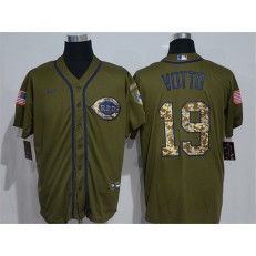 MLB Cincinnati Reds #19 Joey Votto Olive 2020 Nike Cool Base Jersey