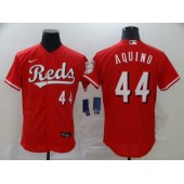 MLB Cincinnati Reds #44 Aristides Aquino Red 2020 Nike Flexbase Jersey