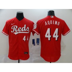 MLB Cincinnati Reds #44 Aristides Aquino Red 2020 Nike Flexbase Jersey