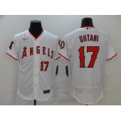 MLB Los Angeles Angels 17 Shohei Ohtani White 2020 Nike Flexbase Jersey