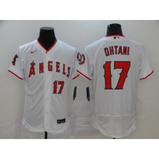 MLB Los Angeles Angels 17 Shohei Ohtani White 2020 Nike Flexbase Jersey