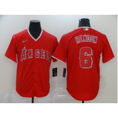 MLB Los Angeles Angels 6 Anthony Rendon Red 2020 Nike Cool Base Jersey