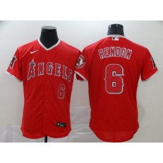 MLB Los Angeles Angels 6 Anthony Rendon Red 2020 Nike Flexbase Jersey