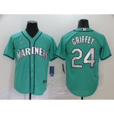 MLB Seattle Mariners #24 Ken Griffey Jr. Green 2020 Nike Cool Base Jersey