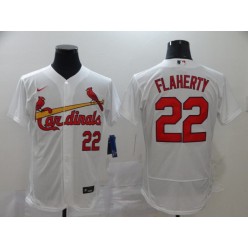 MLB St. Louis Cardinals #22 Jack Flaherty White 2020 Nike Flexbase Jersey