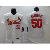 MLB St. Louis Cardinals #50 Adam Wainwright White 2020 Nike Flexbase Jersey