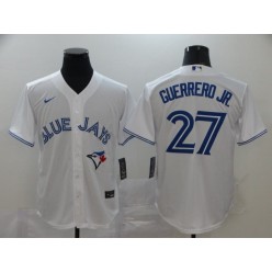 MLB Toronto Blue Jays #27 Vladimir Guerrero Jr. White 2020 Nike Cool Base Jersey