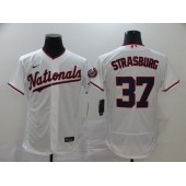 MLB Washington Nationals #37 Stephen Strasburg White 2020 Nike Flexbase Jersey