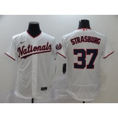 MLB Washington Nationals #37 Stephen Strasburg White 2020 Nike Flexbase Jersey