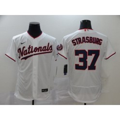 MLB Washington Nationals #37 Stephen Strasburg White 2020 Nike Flexbase Jersey