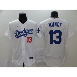 MLB Los Angeles Dodgers #13 Max Muncy White 2020 Nike Flexbase Jersey