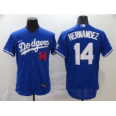 MLB Los Angeles Dodgers #14 Enrique Hernandez Royal 2020 Nike Flexbase Jersey