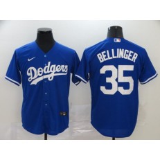 MLB Los Angeles Dodgers #35 Cody Bellinger Royal 2020 Nike Cool Base Jersey